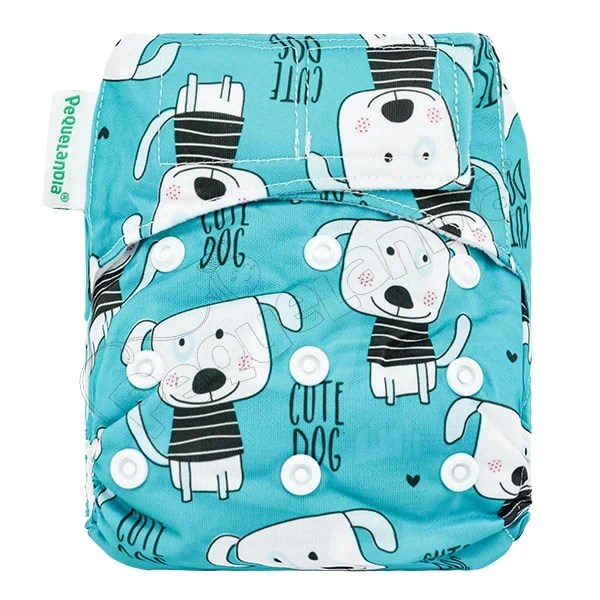 Pañal Recién Nacido Velcro Perritos