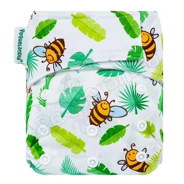 Pañal Recién Nacido Velcro Abejitas