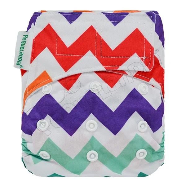 Pañal Recién Nacido Velcro Zigzag Colores