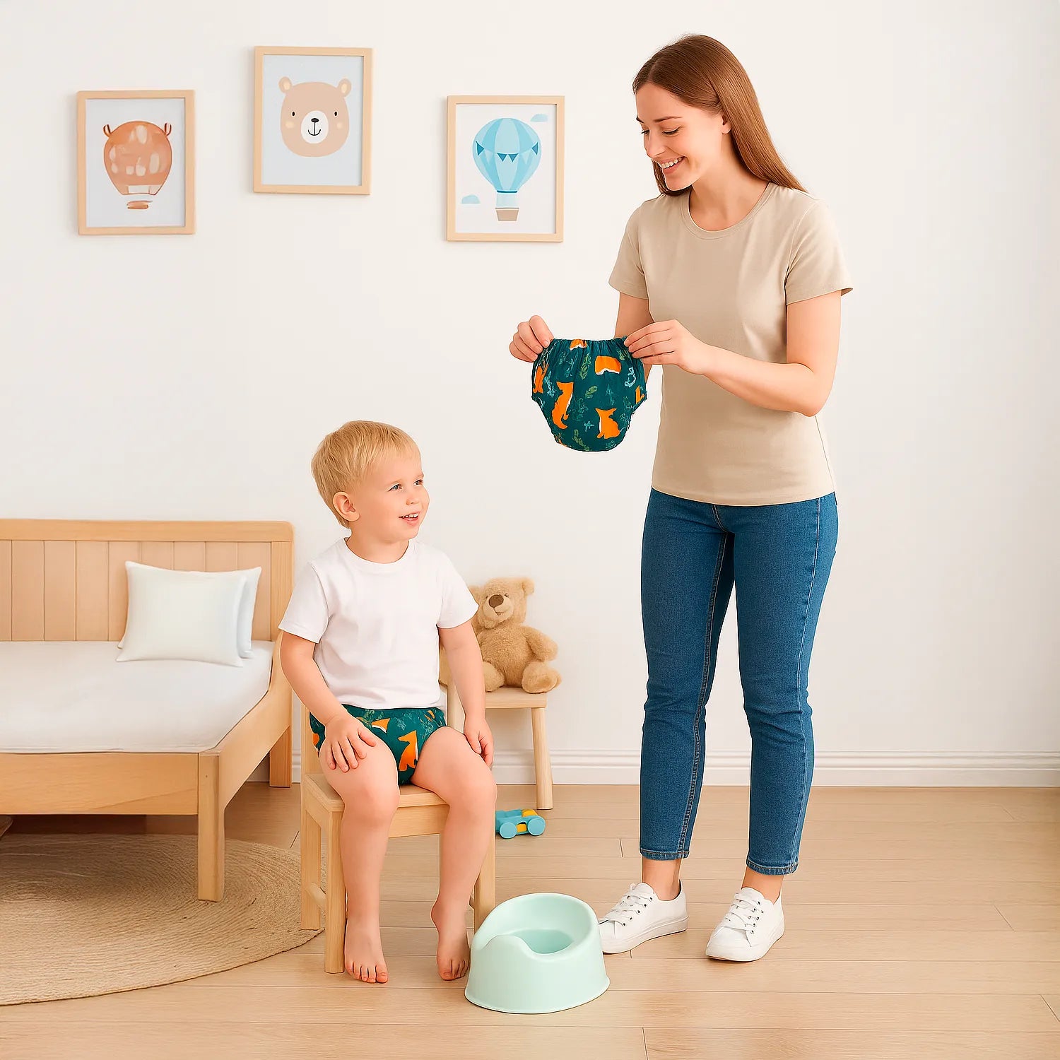 Training Pants Happy Flute Zoo Feliz