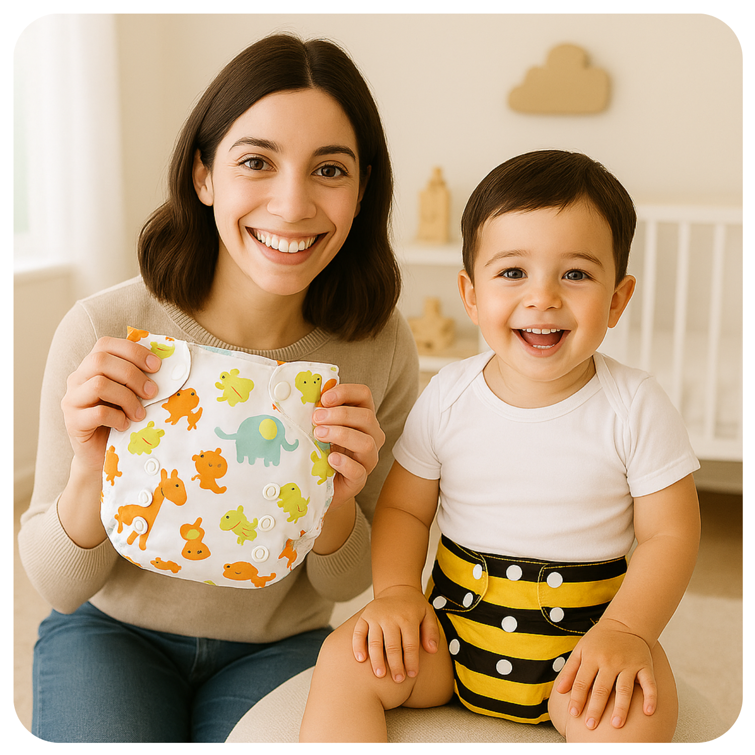 Cobertor de Pañal rockets azul con barreras - Pequelandia