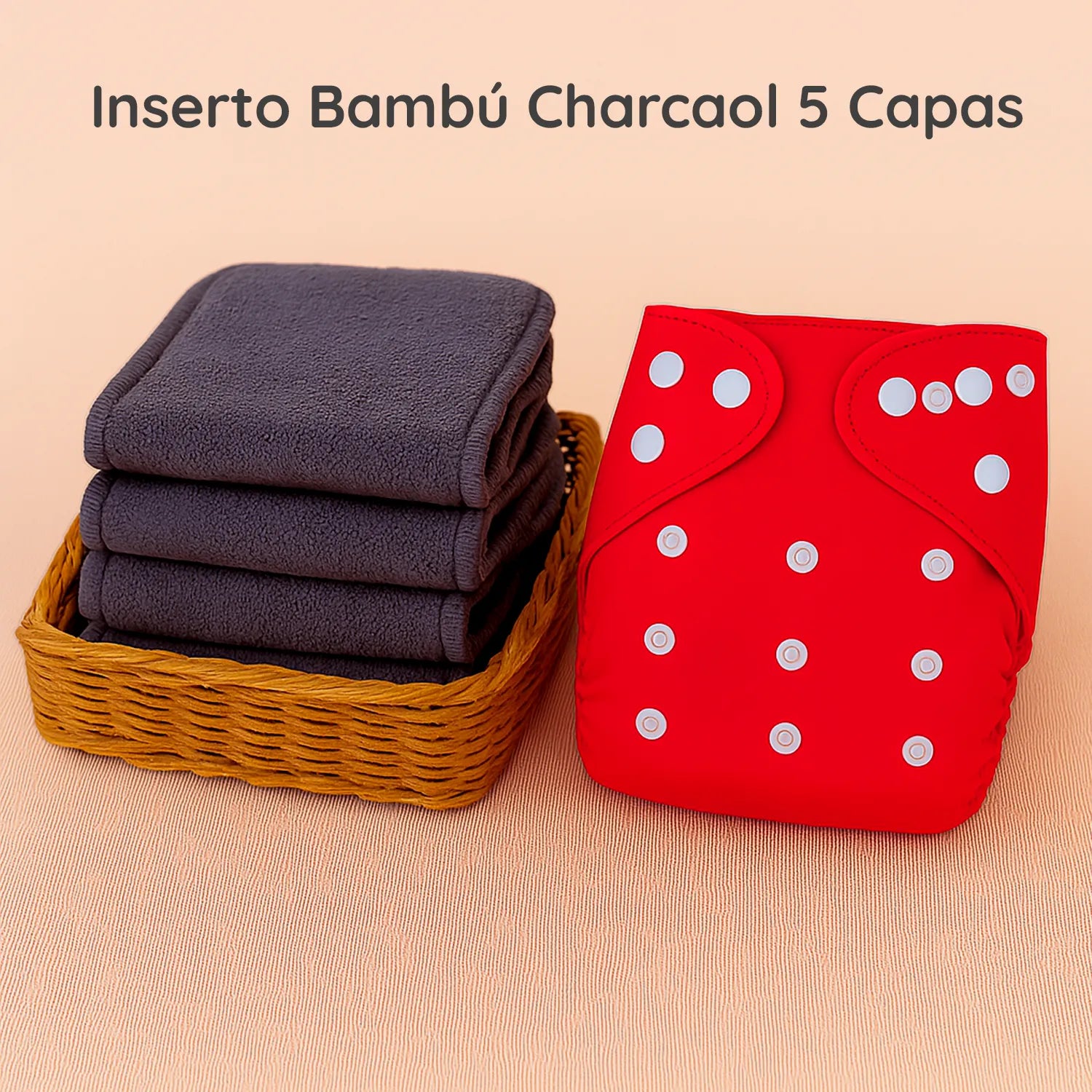 Inserto Bambú Charcoal Full 5 capas