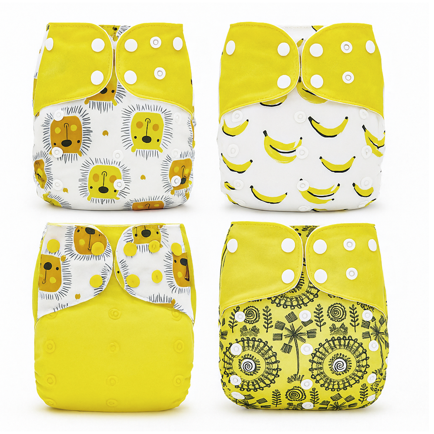 Pack 4 Pañales Happy Flute Leones – Unitalla