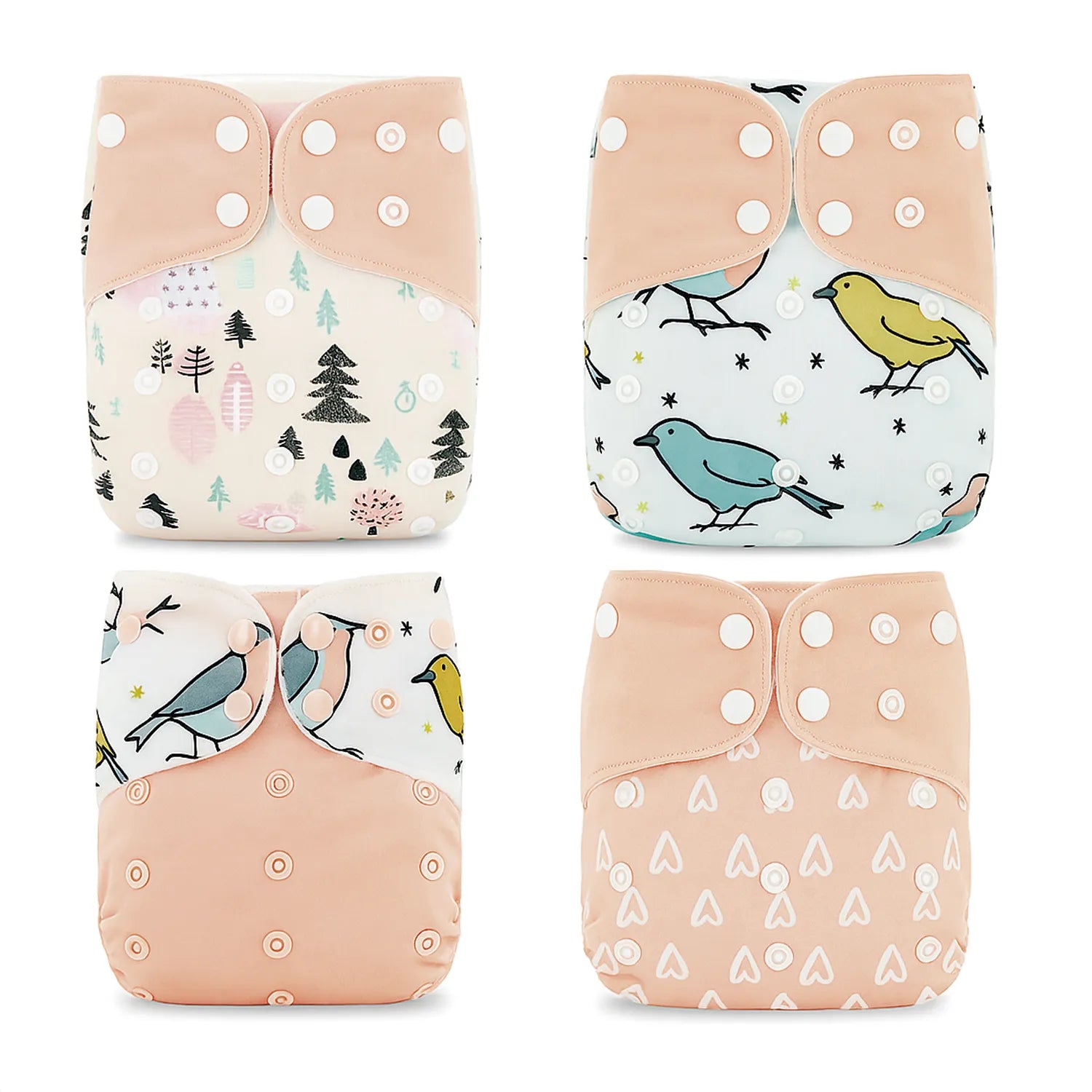 Pack 4 Pañales Happy Flute Pajaritos – Unitalla