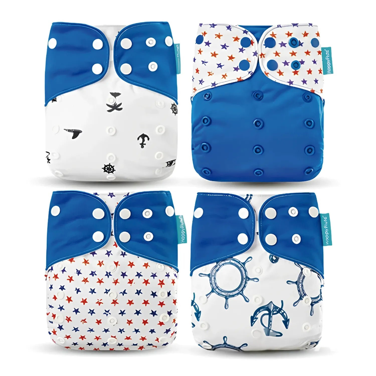 Pack 4 Pañales Happy Flute Estrellas – Unitalla