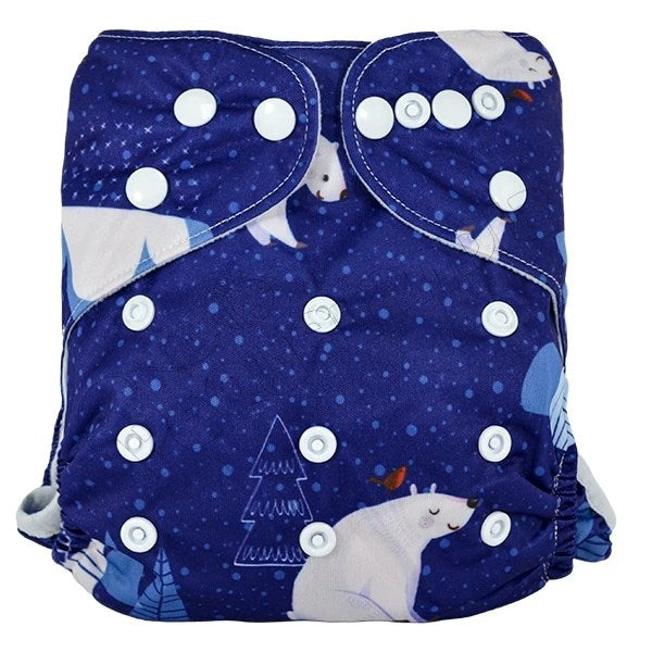 Pañal Barrera Pierna oso-polar-azul