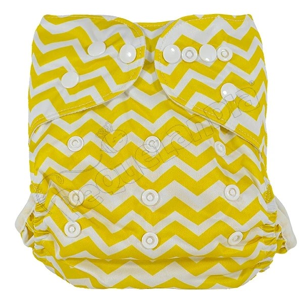 Pañal Barrera Pierna zigzag-amarillo
