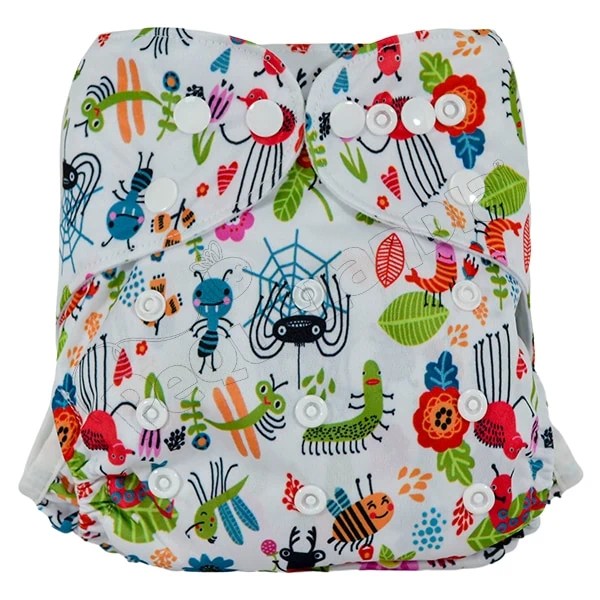 Pañal Barrera Pierna insectos-colores