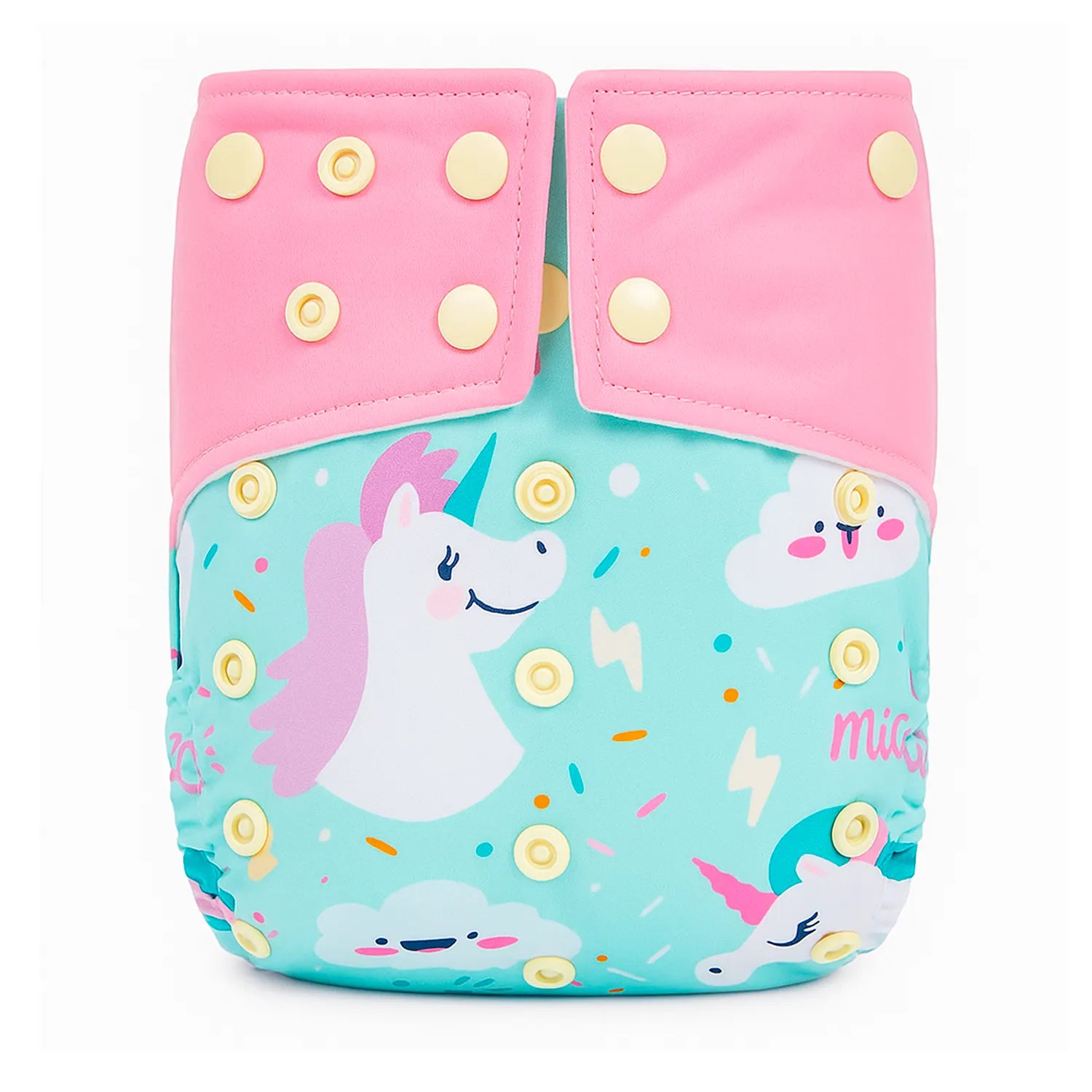 Pañal Barrera Simple Happy Flute Unicornio