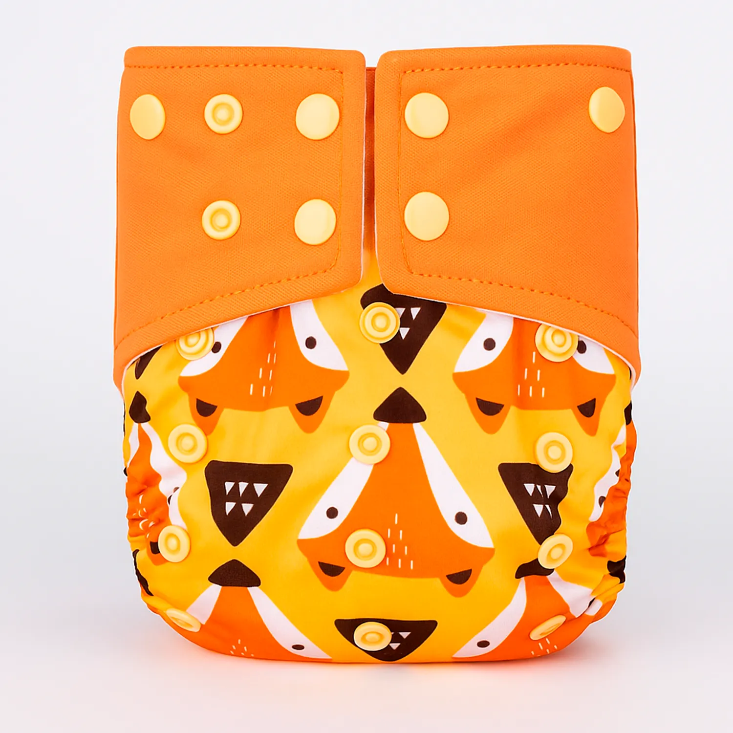 Pañal Barrera Simple Happy Flute Zorrito Naranjo