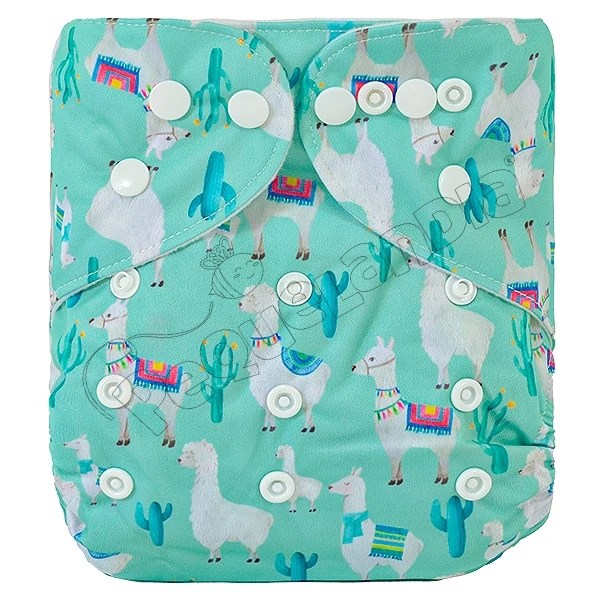 Pañal de Tela Ecológico – Llamita Blanca