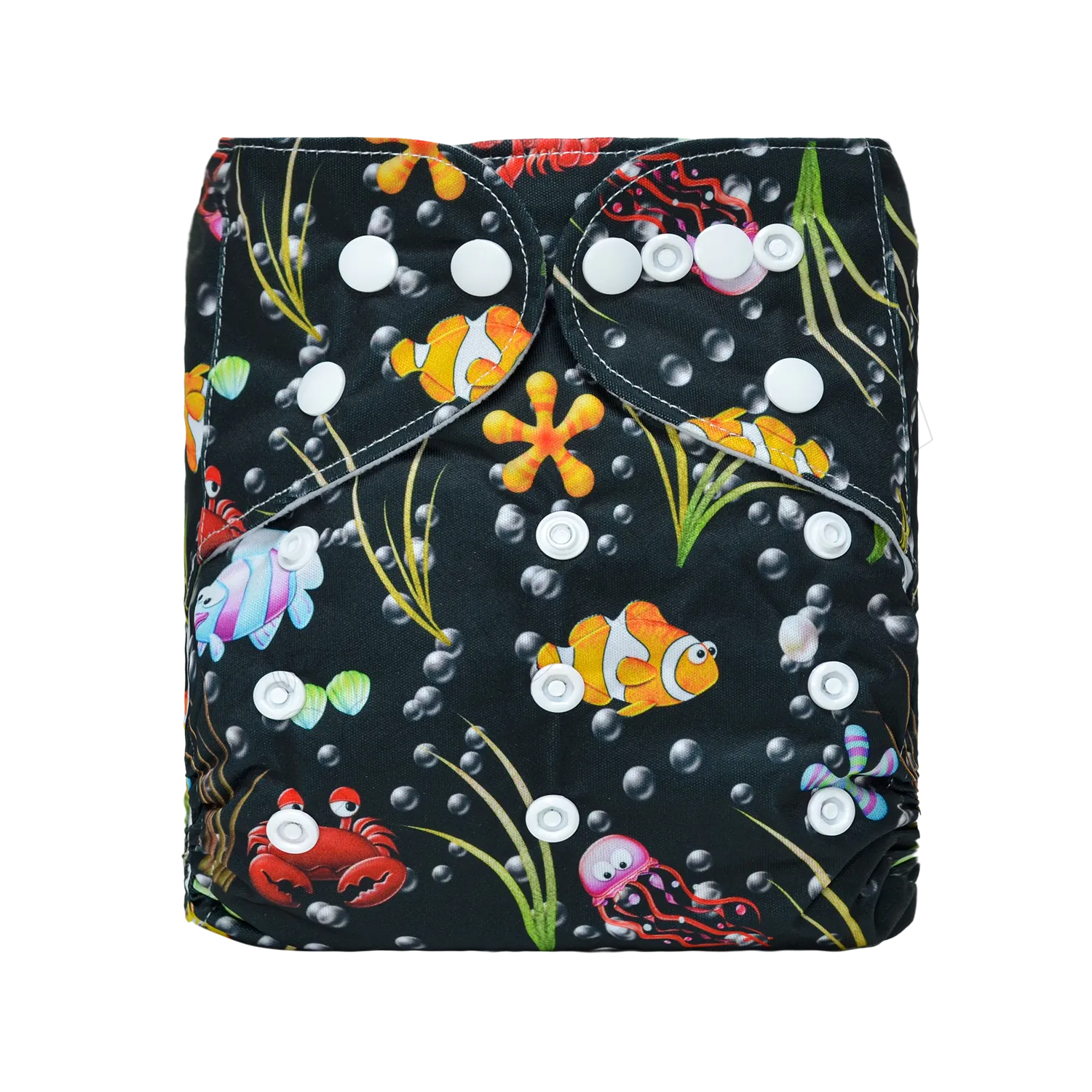 Pañal de Tela Ecológico – Nemo Fondo Negro