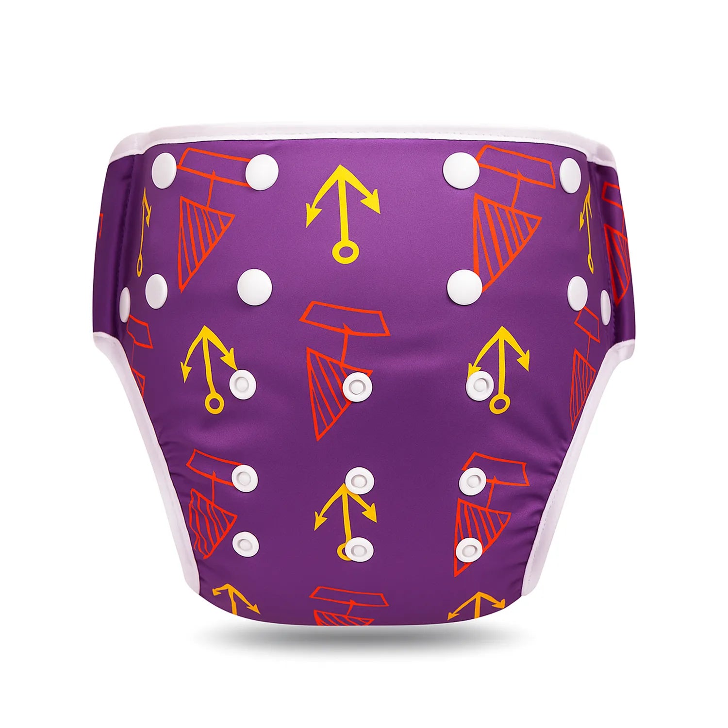 Pañal Natación Happy Flute Velero Rojo