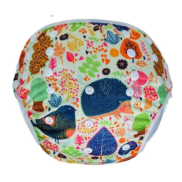 Pañal Natación large Puercoespin Con Hojas