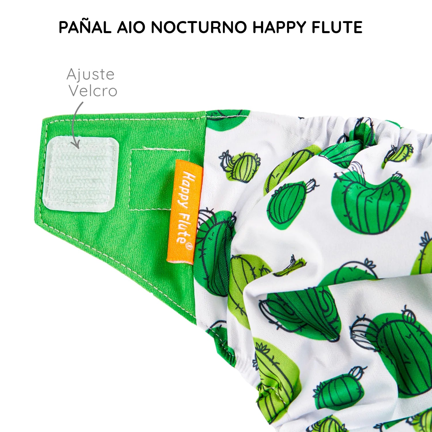 Pañal Nocturno Happy Flute Elefante gris