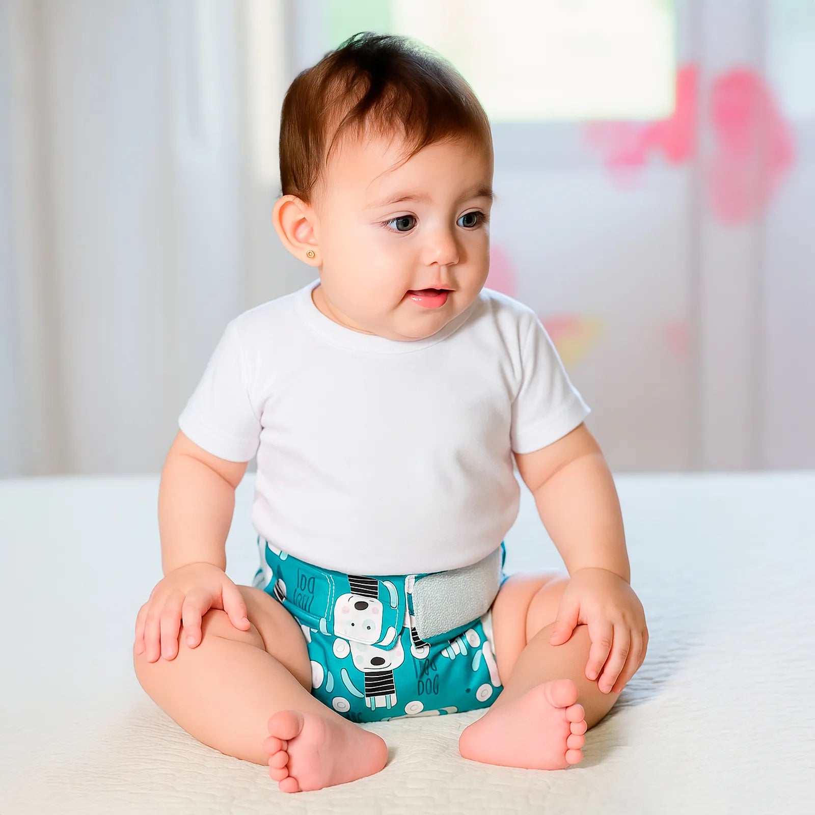 Pañal Recién Nacido Velcro Abejitas