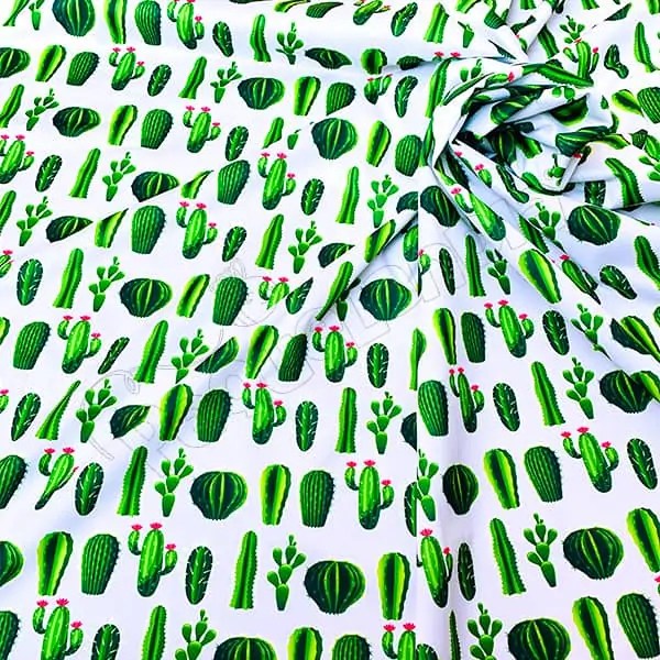 Tela Pul Diseño Cáctus - Impermeable por Metro