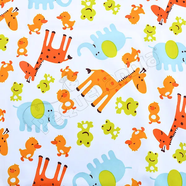 Tela PUL diseño Jirafa Pollito