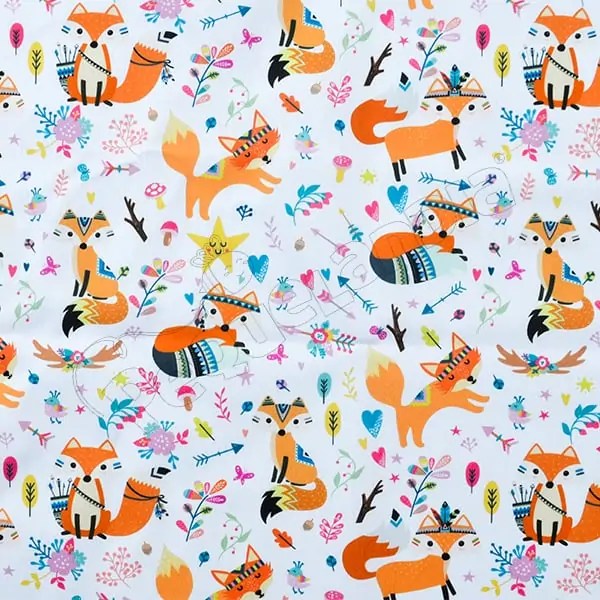 Tela PUL diseño Zorrito Cupido