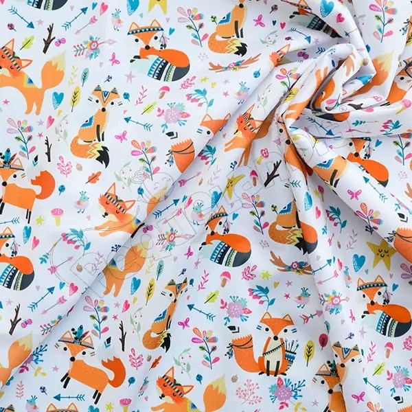 Tela PUL diseño Zorrito Cupido