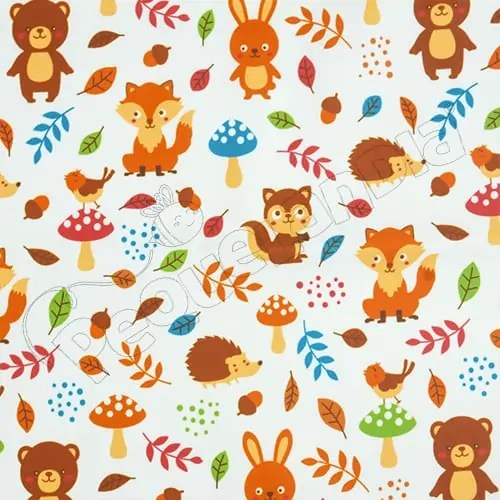 Tela PUL diseño Puercoespin Y Amigos