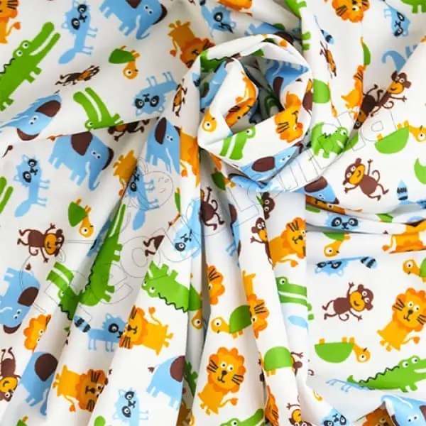 Tela PUL diseño Cocodrilo Leon