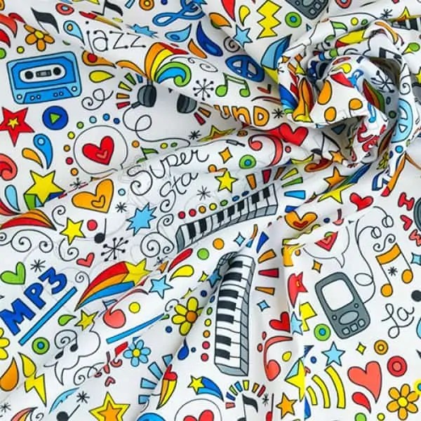 Tela PUL diseño Music