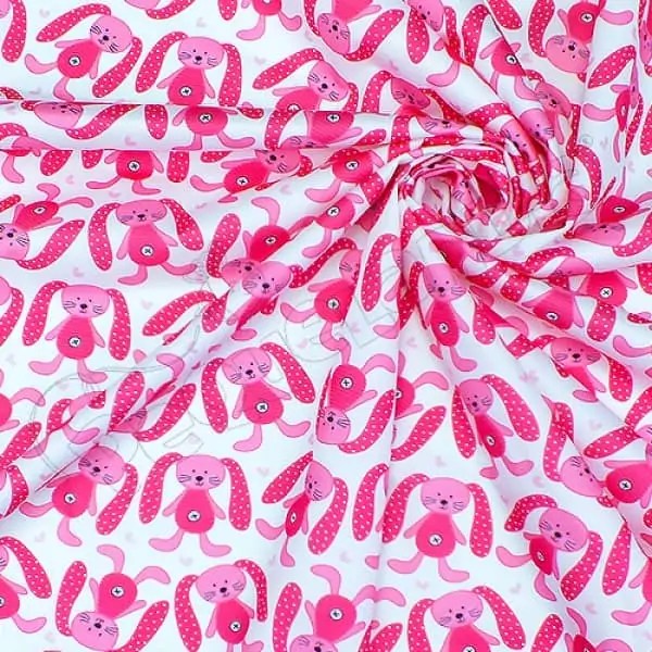 Tela PUL diseño Conejita Rosa