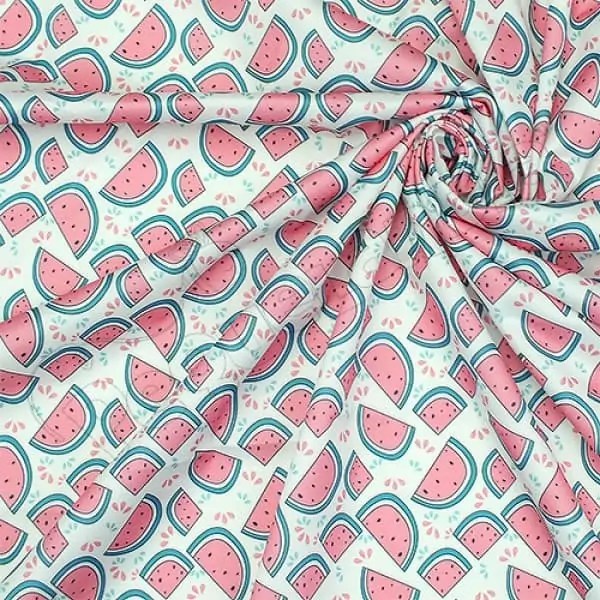 Tela PUL diseño Sandia Rosada