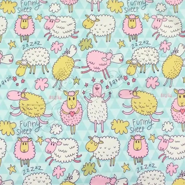 Tela PUL diseño Ovejas Felices