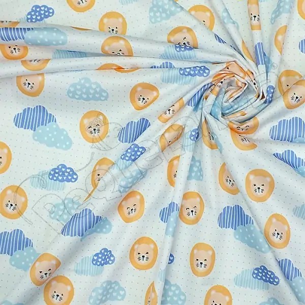 Tela PUL diseño Leon Y Nubes