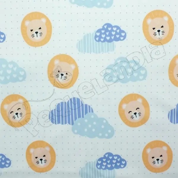 Tela PUL diseño Leon Y Nubes