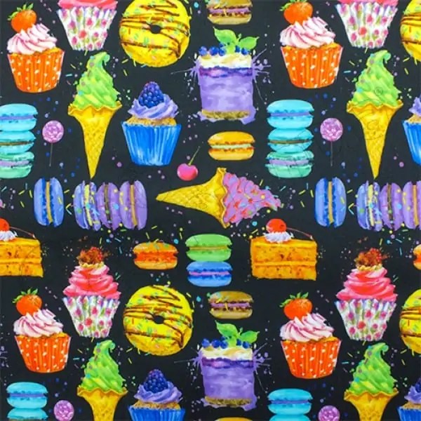 Tela PUL diseño Helados Y Cupcake