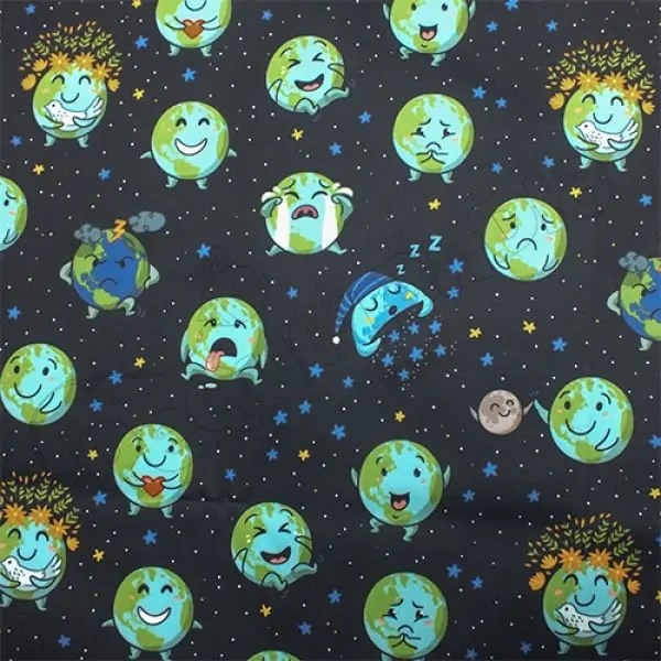 Tela PUL diseño Madre Tierra