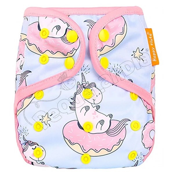 Cobertor Cubre Pañal Happy Flute Unicornio