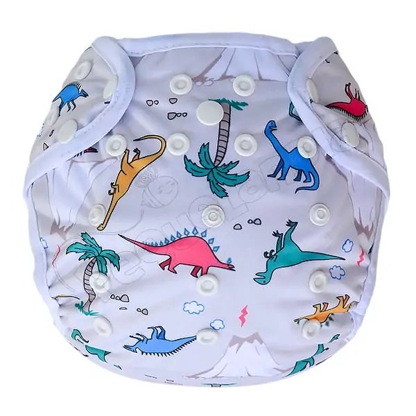 Cobertor Borde Blanco Dinitos Y Palmeras con Barrera en Piernas