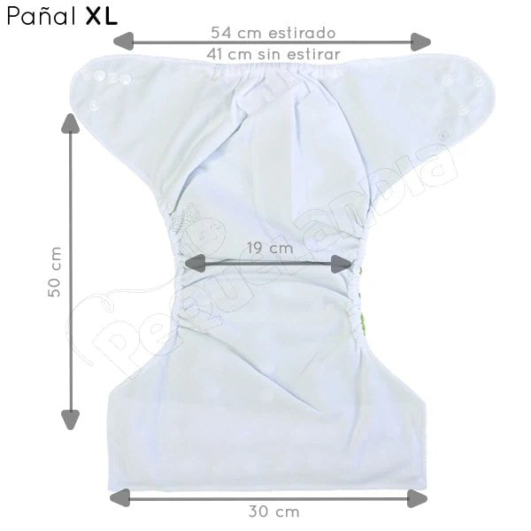 Pañal Ecológico XL Animalitos Colores