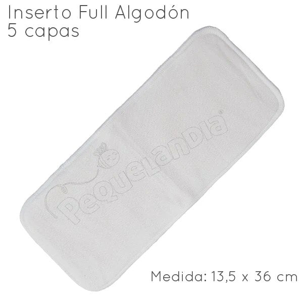 Inserto Algodón 5 capas