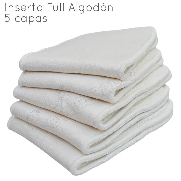 Inserto Algodón 5 capas