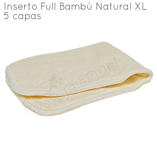 Inserto Bambú Natural XL 5 capas