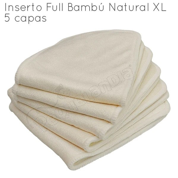Inserto Bambú Natural XL 5 capas