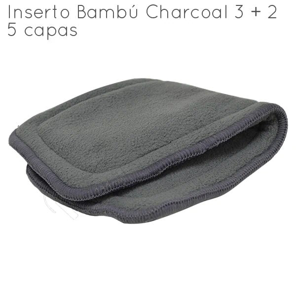 Inserto Bambú Charcoal 5 capas (3+2)