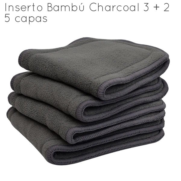 Inserto Bambú Charcoal 5 capas (3+2)