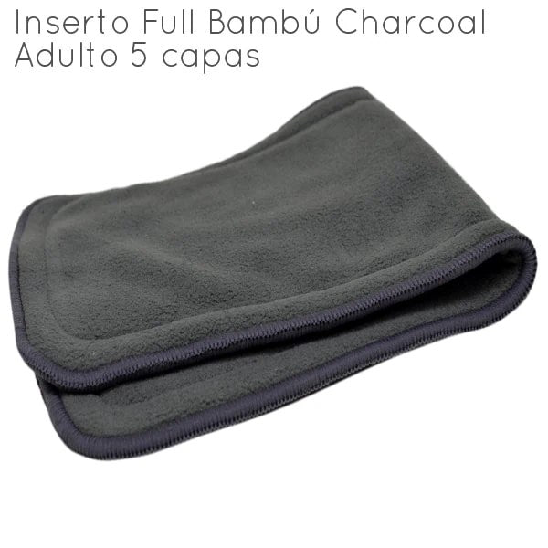 Inserto Bambú Charcoal Full 5 capas Adulto