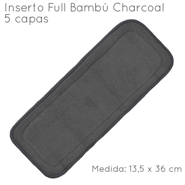 Inserto Bambú Charcoal Full 5 capas