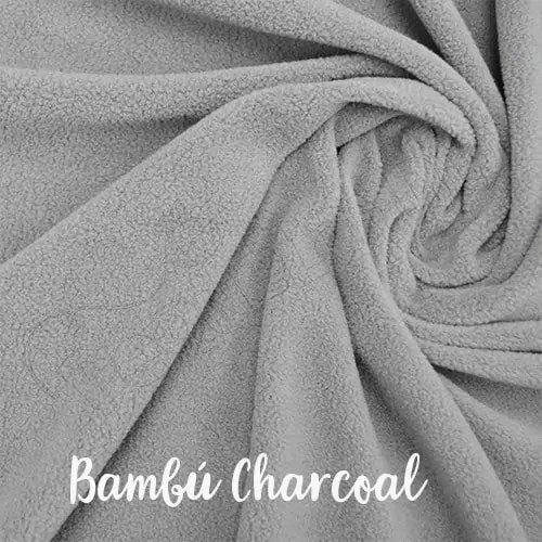 Tela Fibra Bambú Charcoal