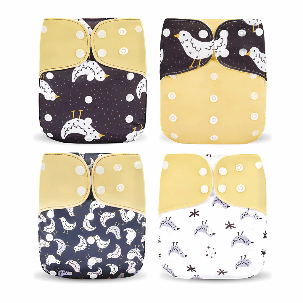 Pack 4 Pañales Happy Flute Pollitos – Unitalla