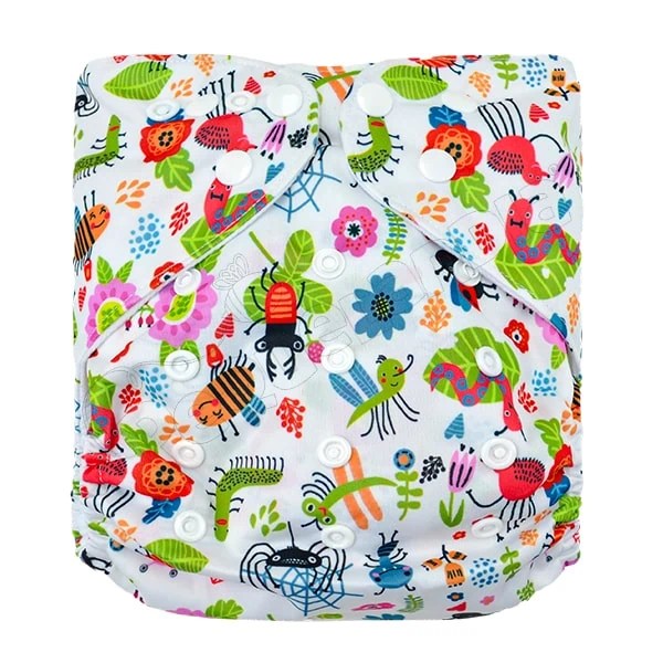 Pañal Ecológico XL Insectos Colores