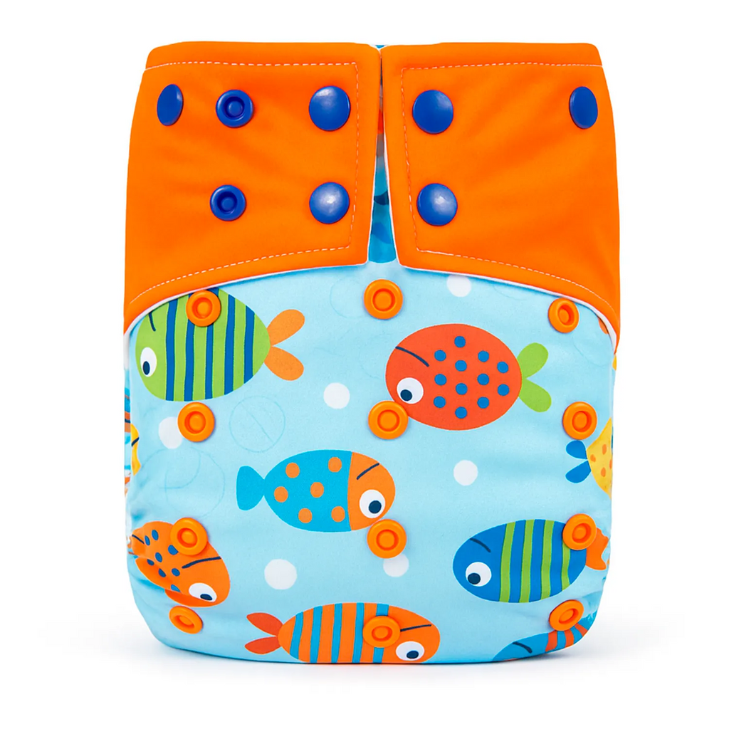 Pañal Barrera Simple Happy Flute Peces