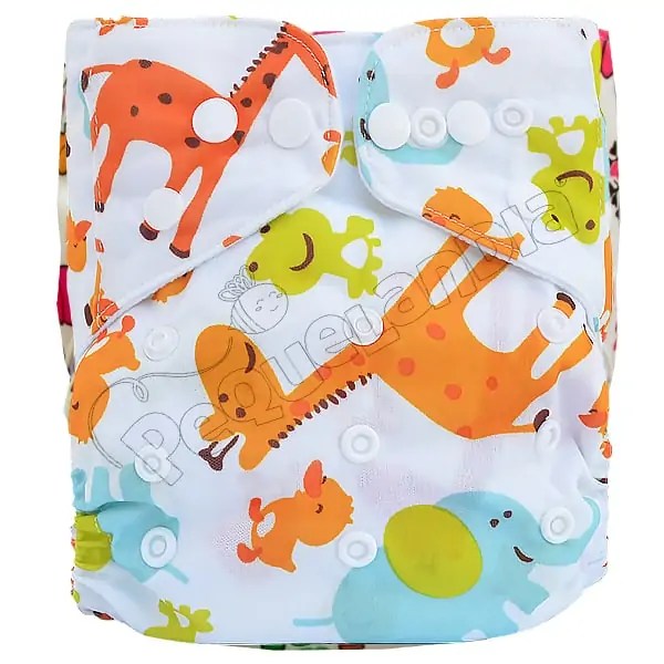 Pañal de Tela Ecológico – Jirafa Pollito